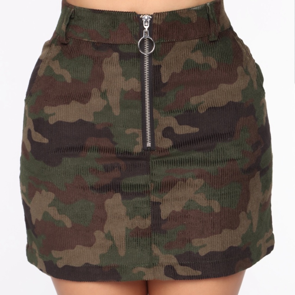 Camouflage Mini Skirt - Fashion Nova